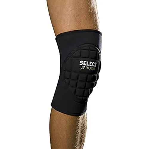 Derbystar Select Kniebandage Handball Unisex, L, schwarz - Volleyball-Knieschoner mit anatomischer Form für perfekten Sitz, bietet Wärme und Halt für optimale Leistung auf dem Spielfeld.