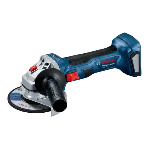 Bosch GWS 18V-7 Professional Akku Winkelschleifer 18 V - Schleifmaschine mit 115 mm Scheibendurchmesser, leistungsstark und kabellos dank Brushless-Technologie für maximale Flexibilität bei der Arbeit.