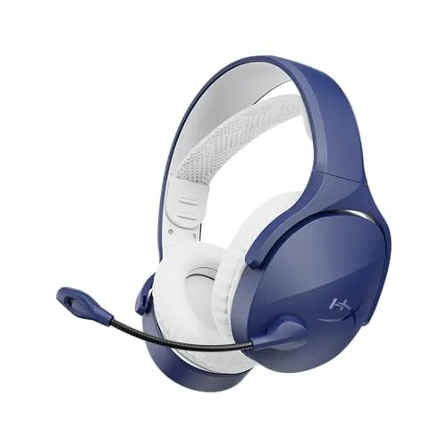 HyperX AM7A0AA Cloud Jet Dual WL Blue - Kabelloses Gaming Headset - Gaming Zubehör mit erstklassigem Sound und komfortablem Design für stundenlanges Spielen ohne Ermüdung.