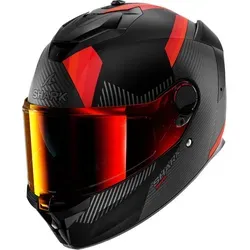 Shark Spartan GT Pro Carbon Dokhta - Integralhelm in Matt Schwarz/Orange/Dunkelgrau - Größe M - Hochwertiger Integralhelm für Motorradfahrer, optimiert für Sicherheit und Komfort. Mit innovativem Belüftungssystem und kratzfestem Visier für ein ungestörtes Fahrvergnügen.