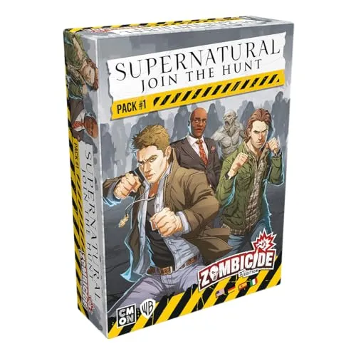 CMON, Zombicide 2. Edition – Supernatural: Join the Hunt Pack 1, Miniaturen-Erweiterung, Kennerspiel, Dungeon Crawler, 1-6 Spieler, Ab 14+ Jahren, 60 Minuten, Deutsch, Mehrsprachig