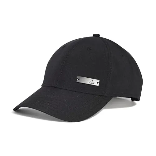 adidas Unisex Baseball Lightweights Metal Hat, Black, L-XL
