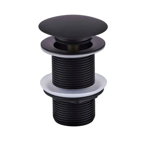 wohnfreuden Ablaufventil 90 mm Pop-up Ablauf-Ventil schwarz, 5977