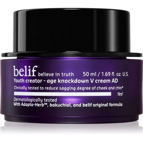 belif Youth Creator Age Knockdown V Cream Anti-Faltencreme mit feuchtigkeitsspendender Wirkung 50 ml
