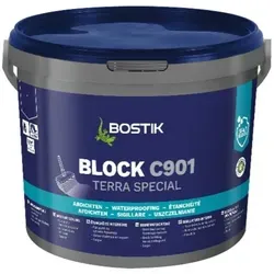 Bostik Block C901 Terra Special Spezialschlämme 15Kg Eimer - Ersatzteile Waschmaschinen, ideale Abdichtungslösung mit hoher Haftung und schneller Wirkung gegen Wassereinbrüche. Perfekt für Bauprojekte und Heimwerker.