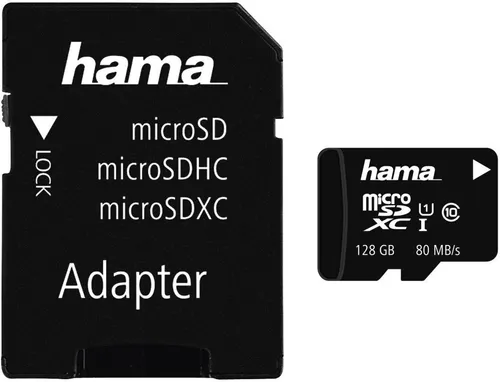 hama Speicherkarte Micro SecureDigital HC Klasse 10 128 GB