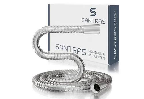 Santras Brauseschlauch Duschschlauch aus Metall 1/2