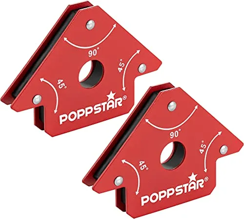 Poppstar Schweißmagnet (Schweißwinkel Haftkraft 11,3 kg von Poppstar