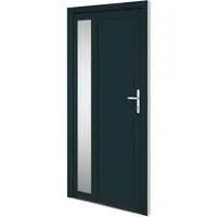 Produktbild vidaXL Haustür Anthrazit 98x208 cm PVC