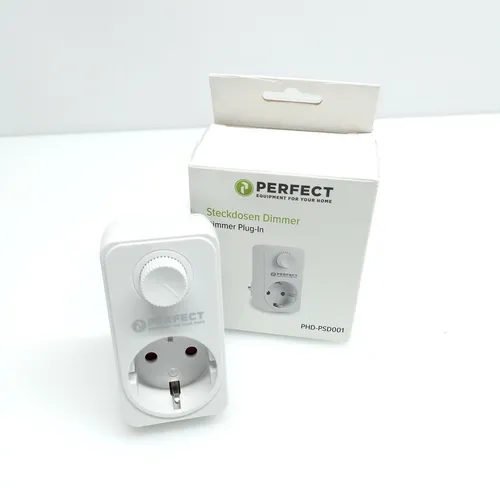 Steckdosen Dimmer Steckdosendimmer Helligkeitsregler LED Halogenlampen Glühbirne