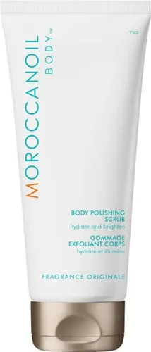 MOROCCANOIL Body Polishing Scrub 200 ml - Körperpflege mit luxuriösem Zuckerpeeling für seidig weiche Haut und natürlichen Glow. Verwöhnen Sie Ihre Sinne mit dem charakteristischen Duft von Amber und Blumen.