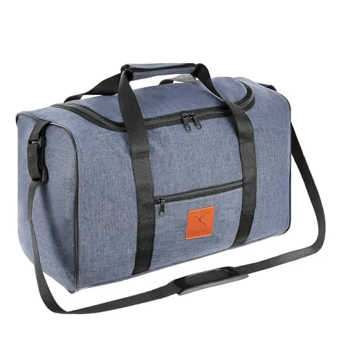 Granori Handgepäck Reisetasche 40x30x25 cm ET2 - Leicht und platzsparend für Eurowings - Handgepäck Tasche für Damen und Herren mit optimalen Maßen für kostenfreies Fluggepäck. Integrierte Kofferschlaufe und leichtes Design für komfortables Reisen.