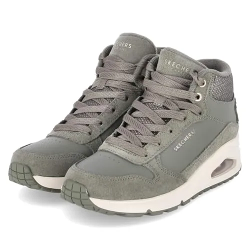 Skechers Damen Sneaker UNO Stacre Shine olive