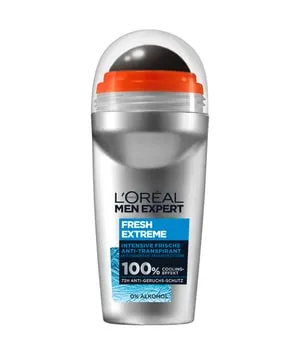 L'Oréal Men Expert Fresh Extreme Deodorant Roll-On 50 ml - Deo Roll-On für Männer mit 48h Transpirationsschutz und Ultra-Cooling-Effekt. Ideal für aktive Männer, die frische und zuverlässige Kontrolle wünschen.