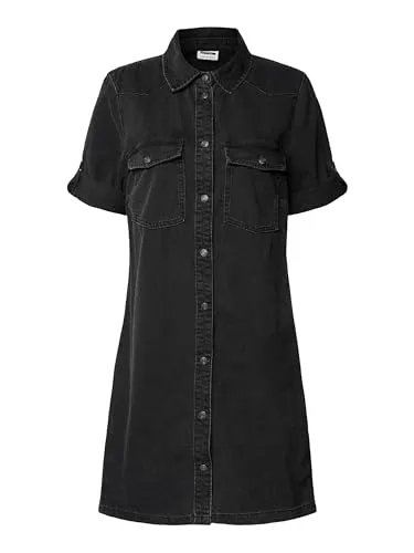 Noisy may Jeanskleid NMNEW SIGNE S/S DENIM DRESS WG001BL NOOS - Kleider – modisches Jeanskleid aus strapazierfähigem Stoff, ideal für vielseitige Sommerlooks und lässige Outfits.