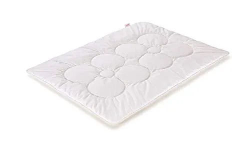 Paradies Bettdecke Anelo Bio Decke 100x135 cm - Bettdecke für Babys und Kleinkinder, aus hochwertiger Bio-Baumwolle mit Aloe Vera-Gewebeveredelung für extra Weichheit und Komfort.