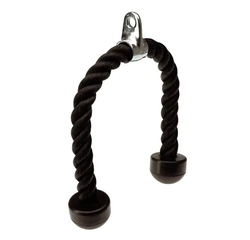 Sport-Thieme Kraftstation Trizepsseil Double - Fitness-Stationen: Ideal für Ihre Kraftstation, ermöglicht vielseitige Übungen und volle Trizepskontraktion dank rutschfester gummierter Endstücke.