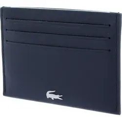 LACOSTE Herren Kreditkartenhülle aus Leder, Blau von Lacoste