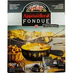 Food-United Schweizer-Käse Appenzeller-Fondue-Käse 2x 400g