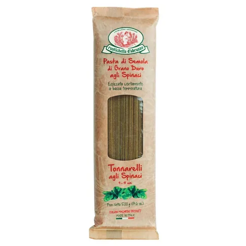  Rustichella d'Abruzzo Tonnarelli con Spinaci Spinat 500g 9,80 EUR/kg