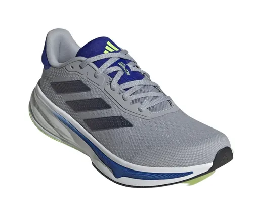 adidas Laufschuhe Response Super grau/blau Herren, Größe 46 (11,5) - Laufschuhe mit atmungsaktivem Mesh-Obermaterial und leichter Dreamstrike Zwischensohle für optimale Dämpfung. Hergestellt mit mindestens 20% recycelten Materialien für nachhaltigen Laufkomfort.
