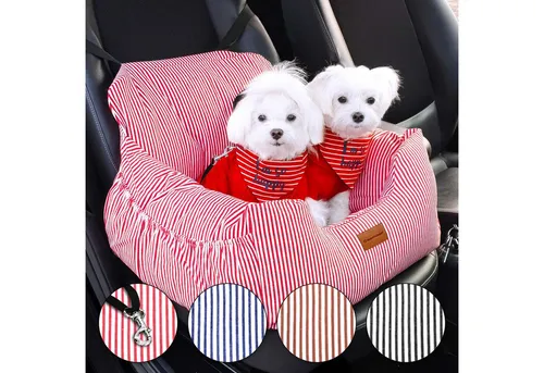 Wahre Tierliebe® Hunde Autositz mit Sicherheitsgurt - Waschbarer Hundesitz für alle Größen - Der sichere Autositz für deinen Hund! Mit eigenem Gurt für optimale Sicherheit und waschbarem Bezug. Ideal für entspannte Fahrten und vielseitig einsetzbar. Schütze deinen Liebling auf jeder Fahrt!