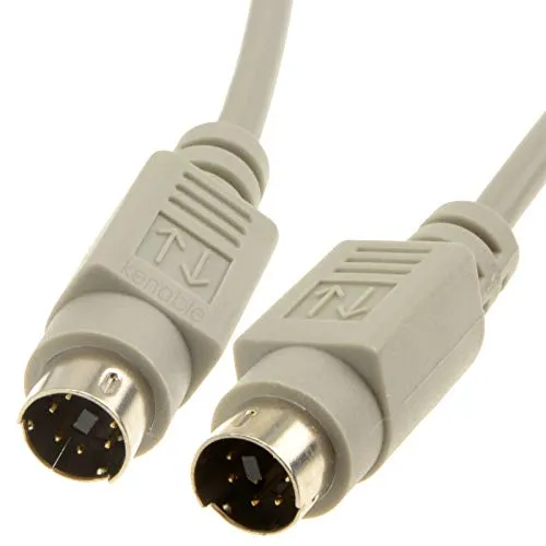 PS/2 Switchbox Kabel 6 Polig mini DIN Männlich Stecker Zum Stecker 2 m [2 Meter/2m]