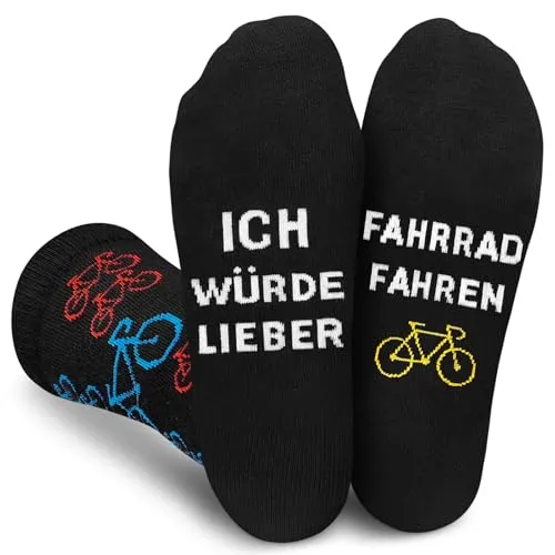 Gemtte Socken Geschenke für Männer, Lustige Socken mit Spruch Ich Würde Lieber, Geschenk für Papa Opa Freund Bruder Jungs