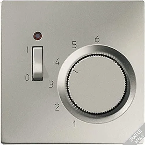 Jung Abdeckung ALTR231PL für Raumtemperaturregler-Einsatz, Thermostat, Aluminium