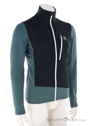 Ortovox Grid Fleecejacke M - Dark Arctic Grey - Funktionsjacken, leichtes Fleece mit Merinowolle für optimale Wärme und Komfort bei Outdoor-Aktivitäten