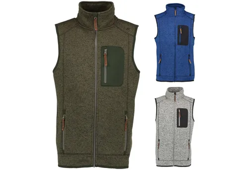 German Wear Fleeceweste OP9 Weste Jagd Winter Weste Fleeceweste Strickfleece Sweatweste