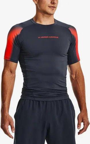 Under Armour Herren T-Shirt Heatgear Novelty SS Grau - Stylisches Freizeitshirt für Herren in Grau, Größe M. Hergestellt aus leichtem Polyester für optimalen Tragekomfort und Bewegungsfreiheit. Ideal für sportliche Aktivitäten und den Alltag.