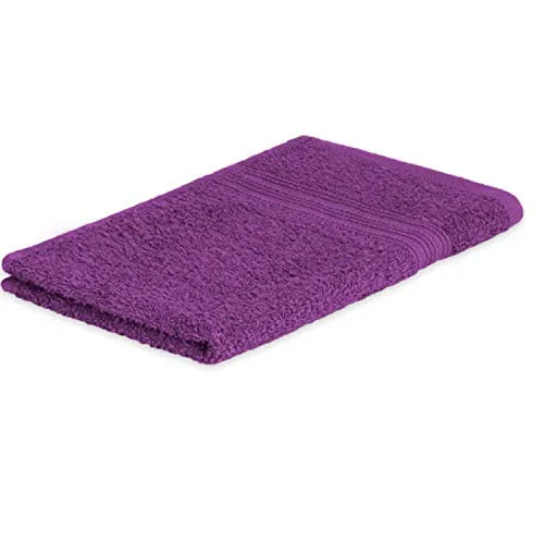 EXKLUSIV HEIMTEXTIL Frottier Handtücher Gästehandtuch 30 x 50 cm Lila 500 g
