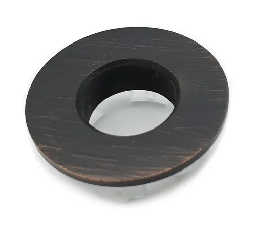 Überlaufabdeckung für Spülbecken schwarzem Kupfer Einsatzlochleisten