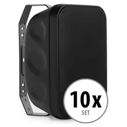 McGrey OLS-651BK Outdoor-Lautsprecher 60 Watt Schwarz 10x Set