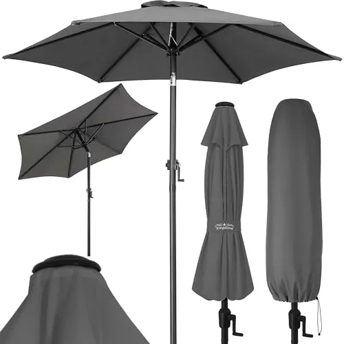Kingsleeve Sonnenschirm, anthrazit