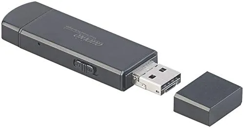 auvisio USB Stick mit Mikrofon 2in1 Voice-Recorder - USB-Stick & Voice-Recorder mit 8 GB für bis zu 20 Stunden Aufnahmen. Ideal für Meetings und Vorlesungen, mit Geräuschaktivierung und direkter Wiedergabe an OTG-Geräten.