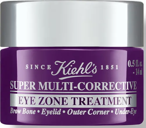 Kiehl's Super Multi-Corrective Eye Zone Treatment 14 ml - Augencreme für alle vier Augenbereiche, strafft und glättet die Haut mit Blaubeersamenöl und Kollagen-Fragmente für ein jugendliches Aussehen.