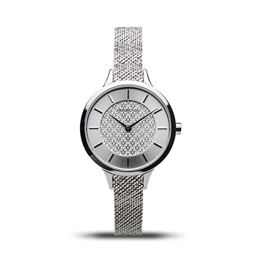 BERING Damen Uhr Classic Collection mit Saphirglas - 17831-000 - Armbanduhren für Damen, elegant mit kratzfestem Saphirglas und 5 ATM Wasserdichtigkeit, ideal für Alltag und besondere Anlässe.