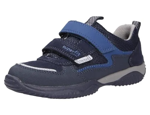 Superfit Jungen Storm Sneaker, Blau Hellgrau 8010, 28 EU von Superfit