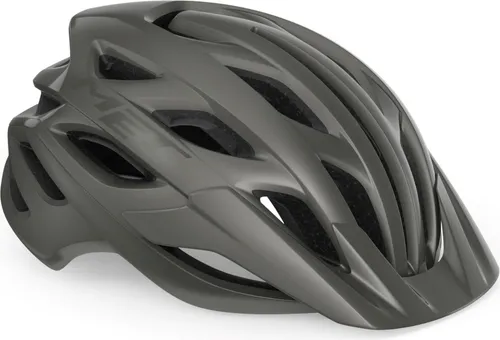 MET Veleno MIPS MTB Helm – Titanium Metallic, L/58-61cm - Fahrradhelm mit MIPS-C2 Gehirnschutzsystem, 26 Belüftungsöffnungen und sicherem Anpassungssystem für optimalen Komfort und Schutz beim Mountainbiken.
