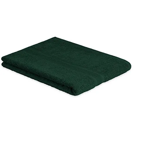 EXKLUSIV HEIMTEXTIL Frottier Handtücher Saunatuch 80 x 200 cm Dunkelgrün 500 g