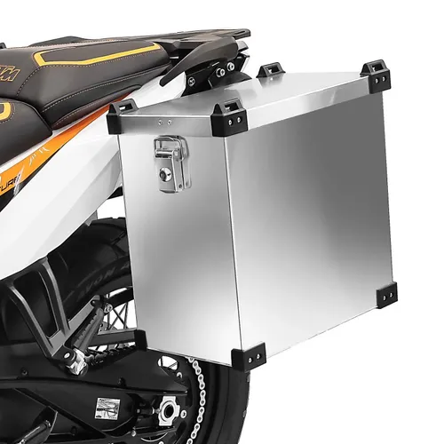 Motorrad Alukoffer für KTM 690 Duke / R, 690 Enduro / R Bagtecs Namib 35l Alumin
