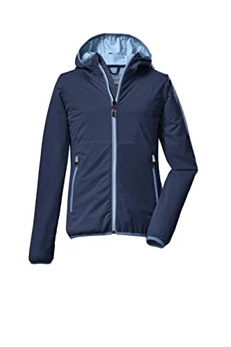 Killtec Mädchen 2-Lagen-Funktionsjacke/Outdoorjacke mit Kapuze, packbar KOS 229 GRLS JCKT; dunkelblau, 140, 39647-000