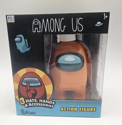 Toikido Series 1 Among Us Orange Action Figure Rarität Neu ✅️