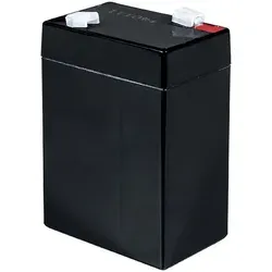 Powery Blei-Gel Akku 6V 4,5Ah - Schwarz