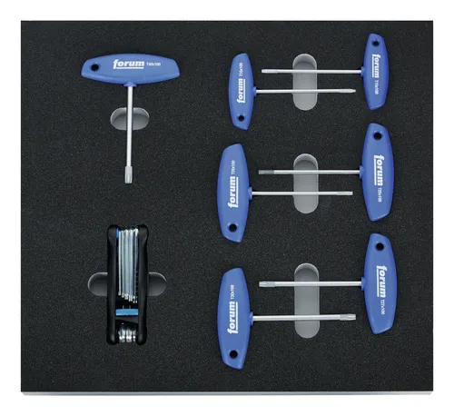 Forum Werkzeugmodul 2017 2/3 Quergriff Torx - Schraubendreher mit ergonomischem Quergriff für maximalen Komfort und optimale Kraftübertragung bei der Arbeit.