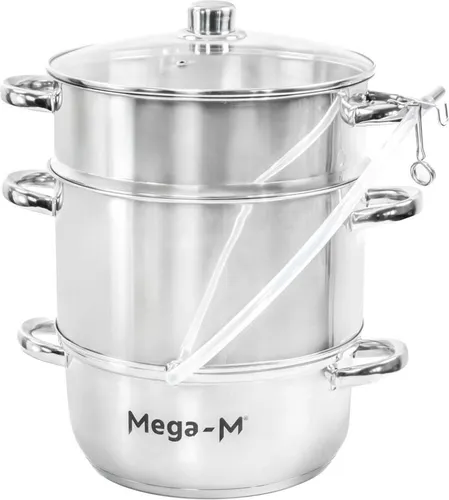Mega-M Dampfentsafter Edelstahl 8l N