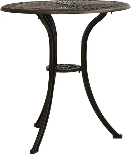 vidaXL Gartentisch Bronzen 62x62x65 cm aus Aluminiumguss von vidaXL