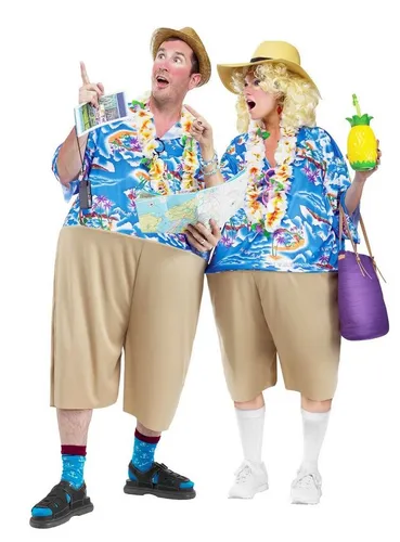Fun World Hawaii-Kostüm Urlauber